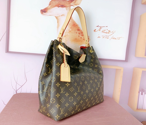 ルイヴィトンバッグ背面デザイン